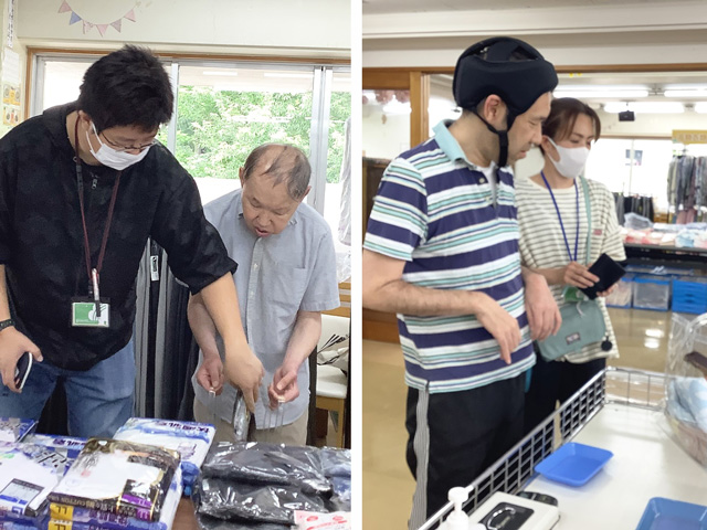 [「衣」における「意思決定支援」を!] 2回目の学園内衣類販売 :5月26日(月)