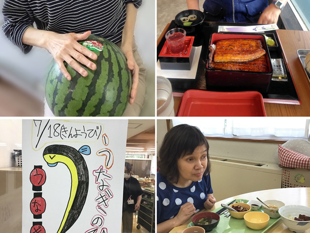[夏といえば、鰻とすいか]   美味しところを３題ほど：７月14日(月),17日(木),18日(金)