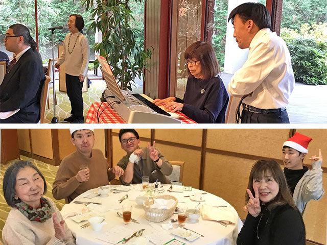[クリスマス会！] 入所、GH、通所、それぞれで盛り上がりました：12月20日(土)など