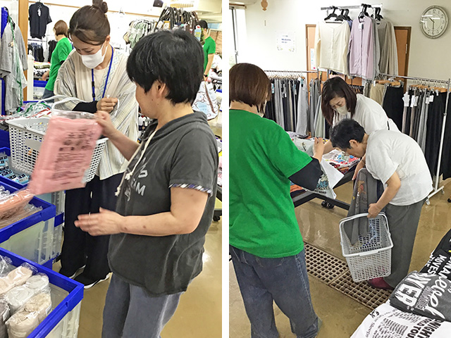 [衣替え] 夏を前に、今年も衣類の「出前販売」を実施しました：６月30日(火)