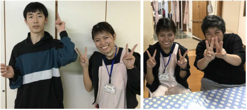 ②金川看護師、長い間、有難うございました！ 岡田看護師、どうぞよろしく！