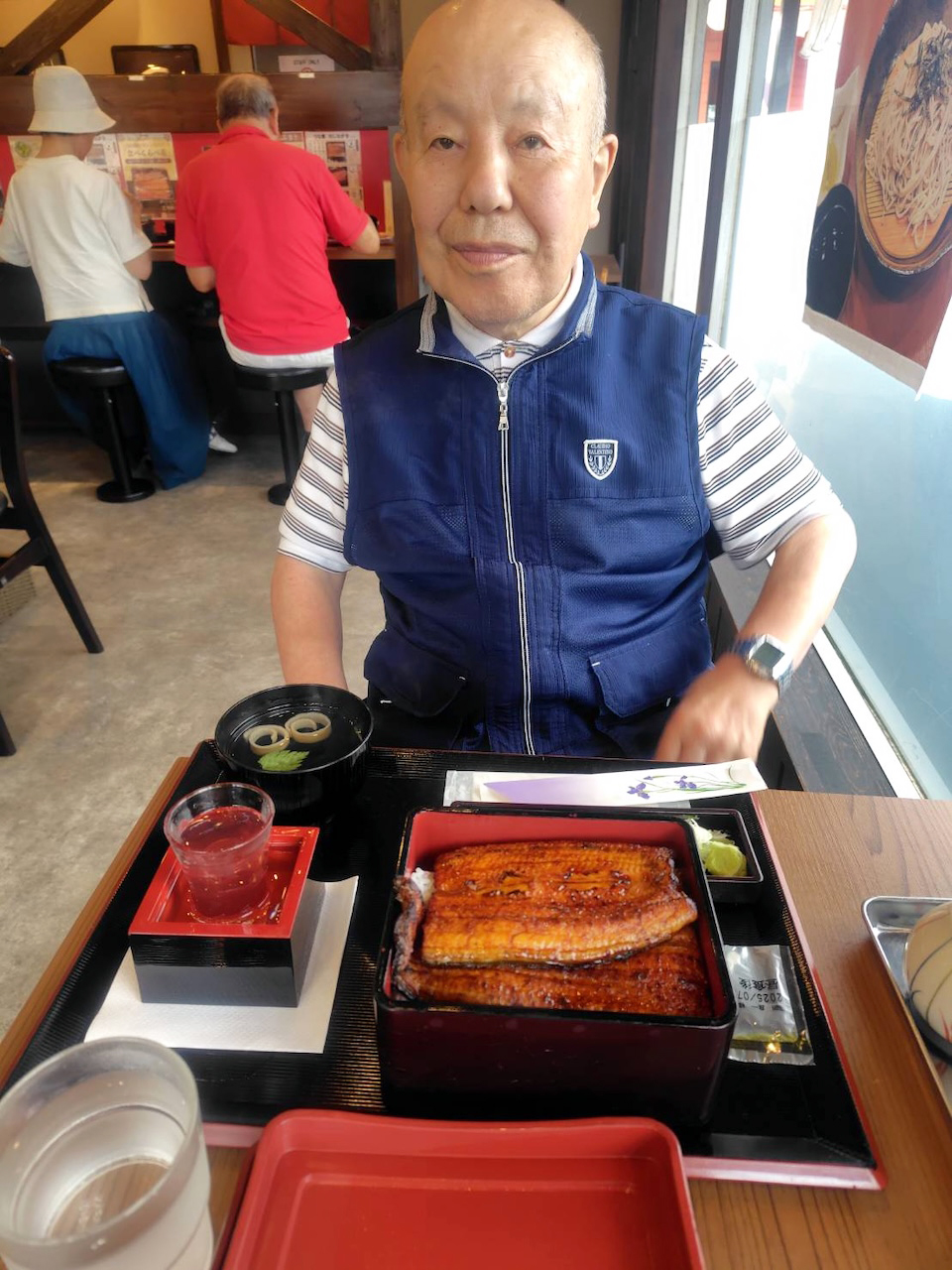 [うなぎで一杯] ガイドヘルパー外出で、一杯やってまいりました！：７月14日(月)1