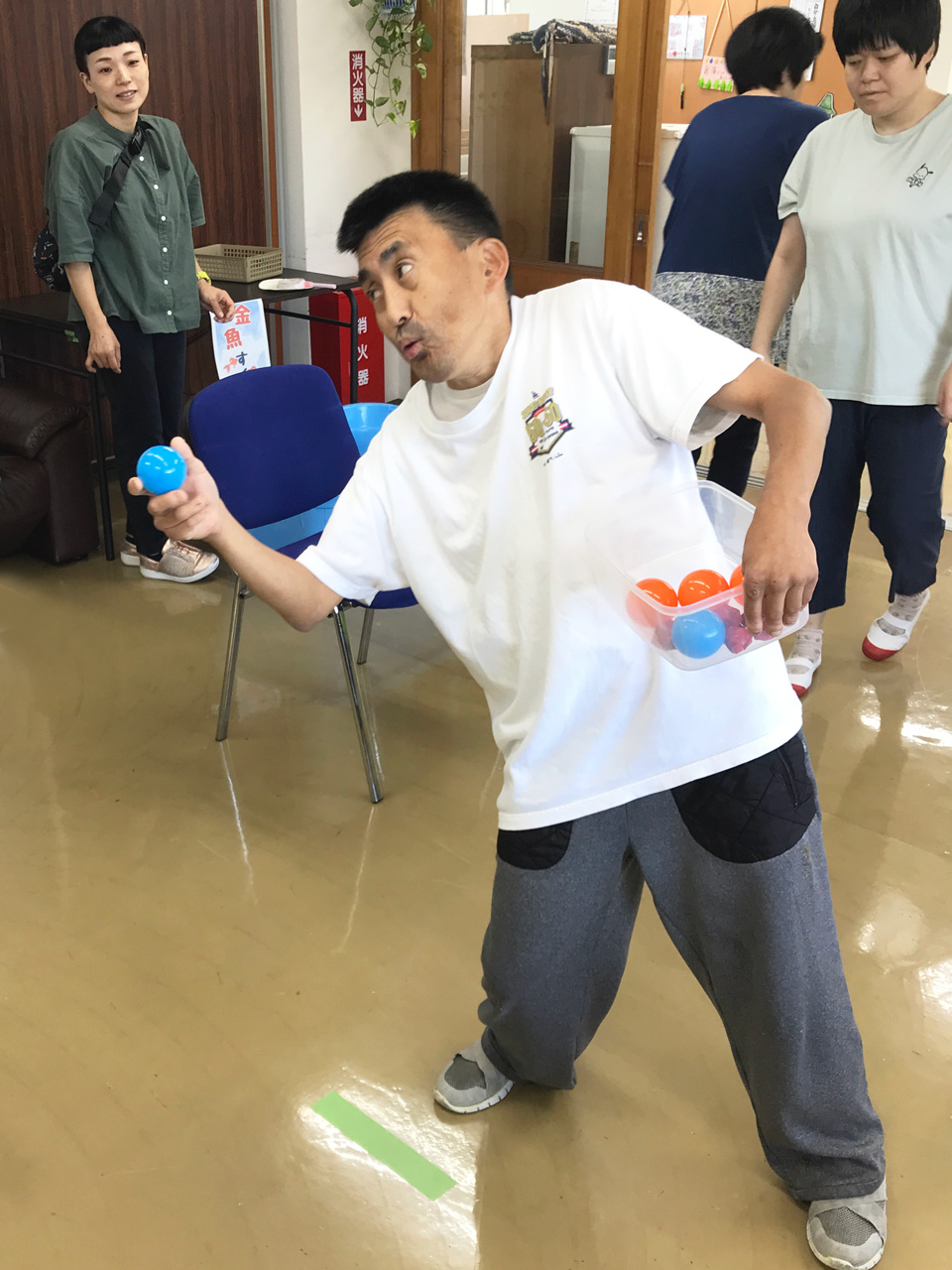 [「夏祭り」プチ復活!] 屋外は避け、サロンにて祭りの定番を楽しみました：７月21日(月) 4