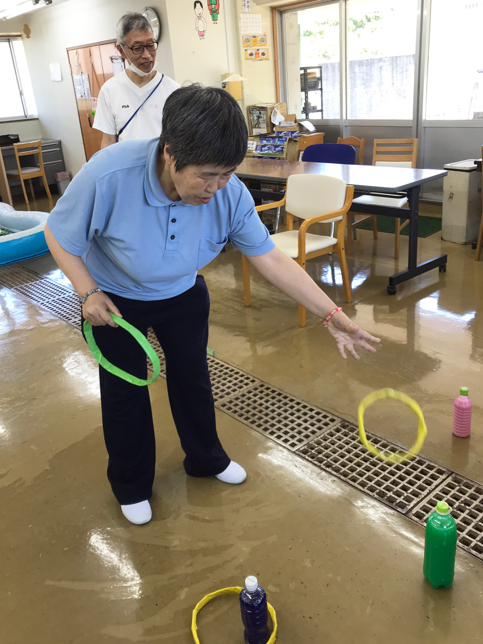 [「夏祭り」プチ復活!] 屋外は避け、サロンにて祭りの定番を楽しみました：７月21日(月) 5