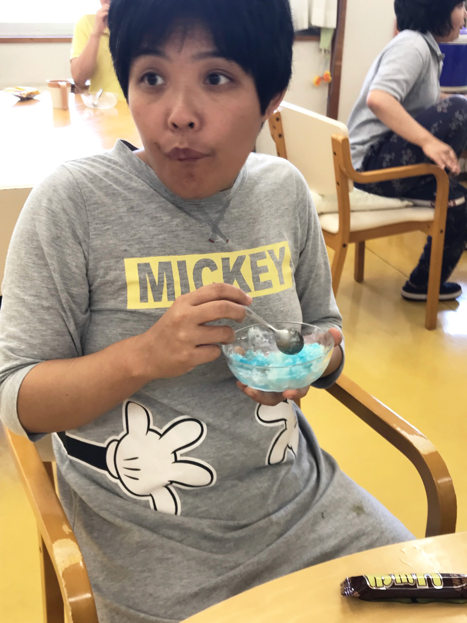 [「夏祭り」プチ復活!] 屋外は避け、サロンにて祭りの定番を楽しみました：７月21日(月) 7