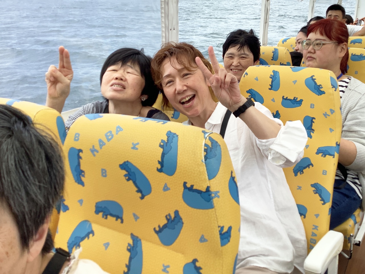 [湖にダイブ！]７月の日帰り旅行は、山中湖でKABAバスに乗りました！：7月17日(木)1